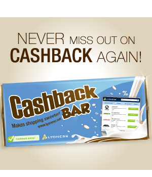 Never miss out on Cashback again! Never miss out on Cashback again!