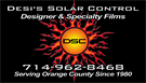 Desi's Solar Control Window Tinting