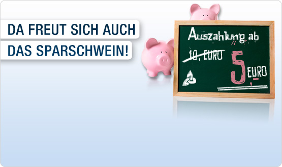 Lyoness - Auszahlung ab € 5.-